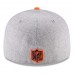 Men's Denver Broncos New Era Heather Gray/Orange 2018 NFL Draft Official On-Stage Low Profile 59FIFTY Fitted Hat 2979312
